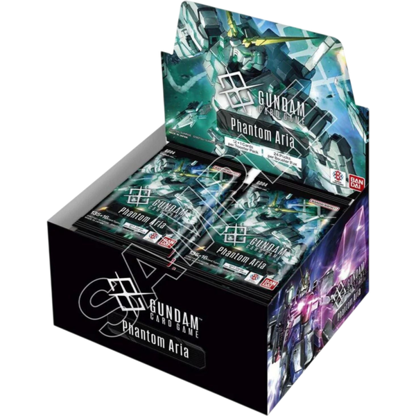 新品未開封 テープ付 Gundam Card Game Phantom Aria Gundam Card Game - Phantom Aria [GD04] Booster Box – Gametraders