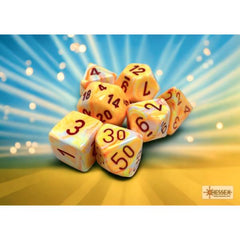 CHX 27453 Festive Polyhedral Sunburst/Red Set 7