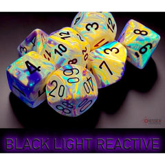 CHX 27453 Festive Polyhedral Sunburst/Red Set 7