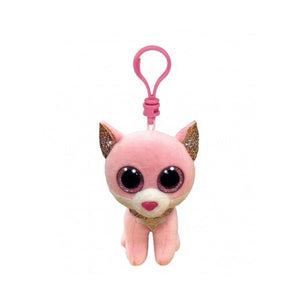 TY Beanie Boos FIONA - Pink Cat Clip