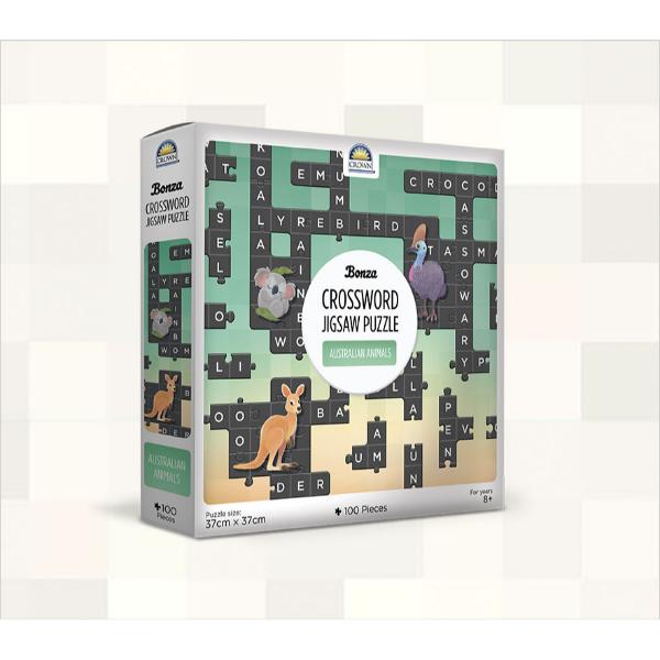 Crown - Crossword Puzzle 100pce Puzzle (3 Asst)