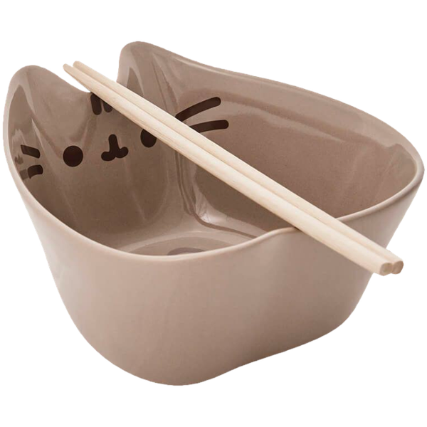 Pusheen The Cat - Pusheen Classic Bowl With Chopsticks