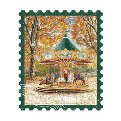 Robotime Paradise Golden Autumn Carousel 200pc Puzzle
