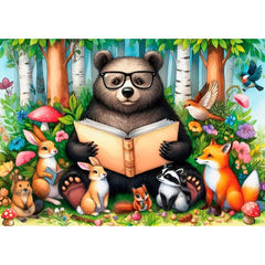 Delfy Bear's Storytime Circle 1000pc Jigsaw Puzzle