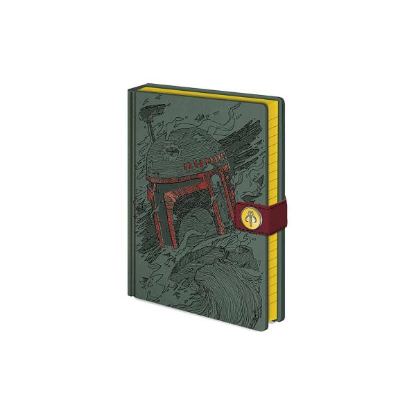 Star Wars Boba Fett - Face A5 Premium Notebook
