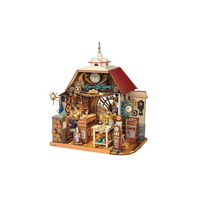 Robotime DIY Mini House Advanced Clockwise Clocks