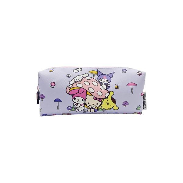 Hello Kitty & Friends Mushroom Double Pocket Pencil Case