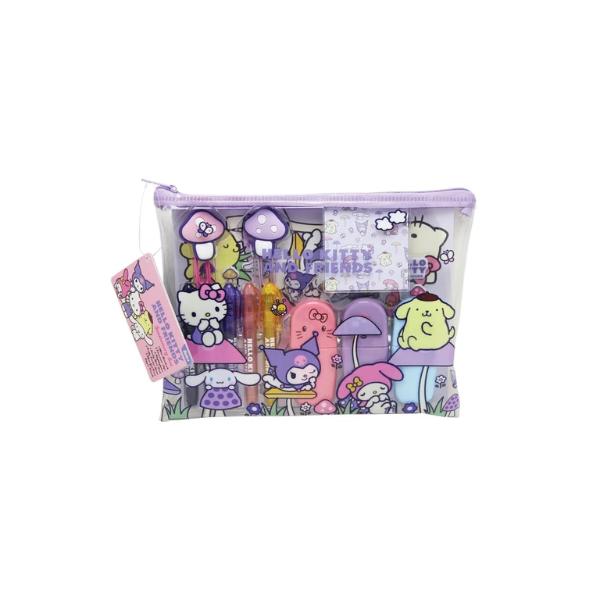 Hello Kitty & Friends Mushroom PVC Stationery Set