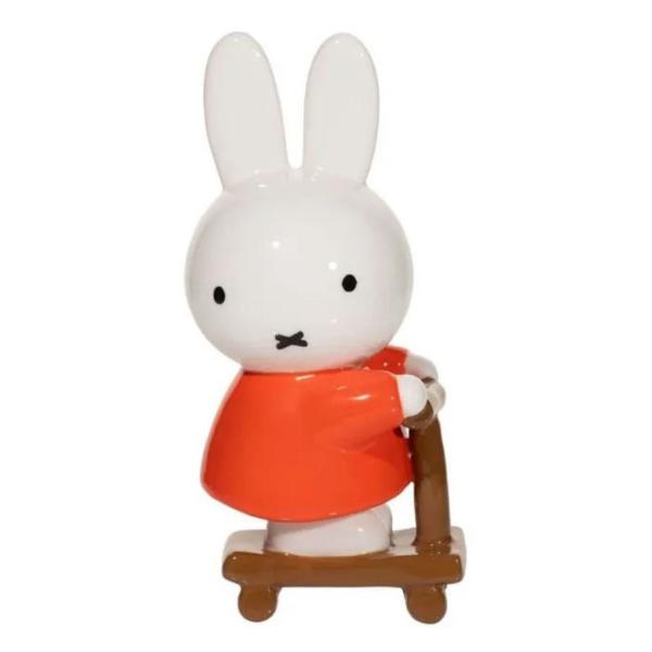 Miffy Riding Scooter Figurine