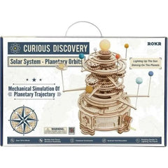 Robotime DIY Solar System Planetary Orbits 3D Wooden Puzzle