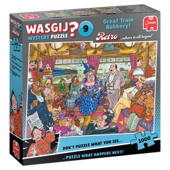 Wasgij? Retro Mystery #9 - Great Train Robbery 1000pc Puzzle
