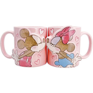 Disney - Pair Mugs Mickey and Minnie Pink (NEW)