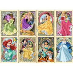 Ravensburger - Disney Art Nouveau Princesses Puzzle 1000pcs