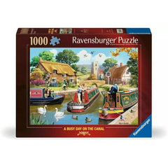 Ravensburger - A Busy Day on the Canal 1000pc Puzzle