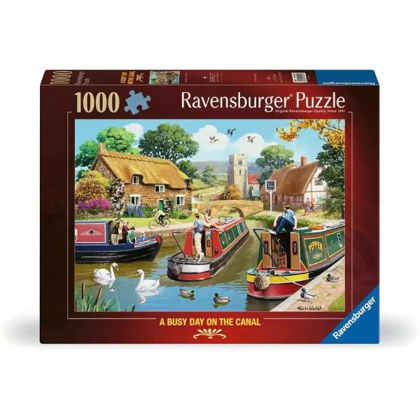 Ravensburger - A Busy Day on the Canal 1000pc Puzzle
