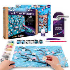 Okto Sensory Art 3D Creative Set - Almond Blossom