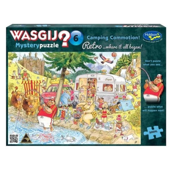 Wasgij? Retro Mystery #6 Camping Commotion 500pc XL Puzzle