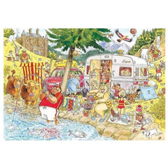Wasgij? Retro Mystery #6 Camping Commotion 500pc XL Puzzle
