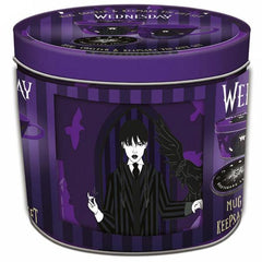 Wednesday Nevermore - Nightshades & Ravens Mug & Coaster Tin Set