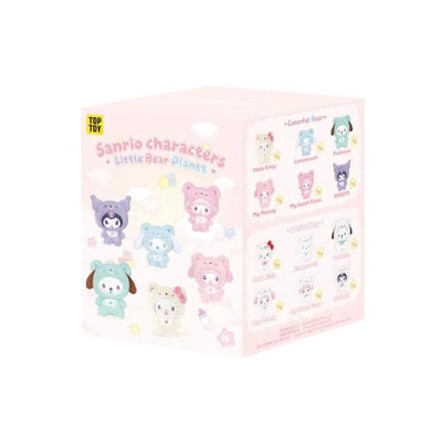 Top Toy Sanrio Characters - Little Bear Planet Series Plush Keychain Blind Box