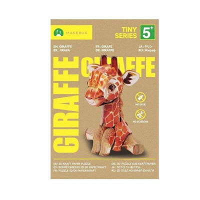 Makebug - 3D Kraft Paper Puzzle Tiny Giraffe