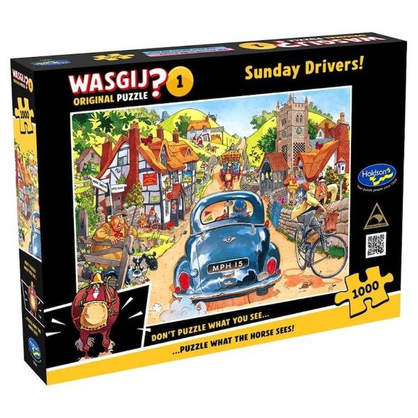 Wasgij? Original Retro #1 Sunday Drivers 1000 pc Puzzle
