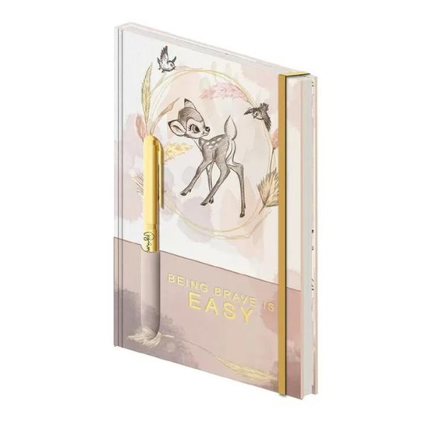 Disney Bambi - Brave Premium A5 Notebook With Pen