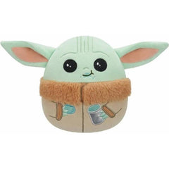 Squishmallows - 8 inch Star Wars Grogu Eating Plush