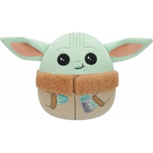 Squishmallows - 8 inch Star Wars Grogu Eating Plush