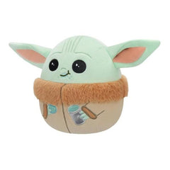 Squishmallows - 8 inch Star Wars Grogu Eating Plush
