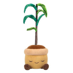Greenhouse by Russ 12" Plush Potted Plant - Casey the Fiddle Tree