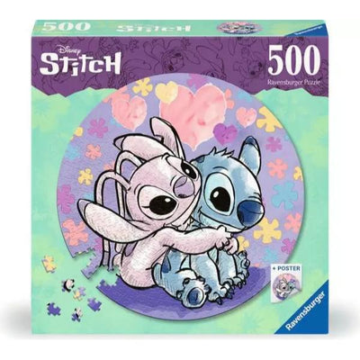 Ravensburger - Disney Stitch Circle 500pc Puzzle