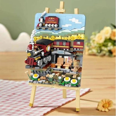 LOZ Mini Blocks - Painting Set Spring Train