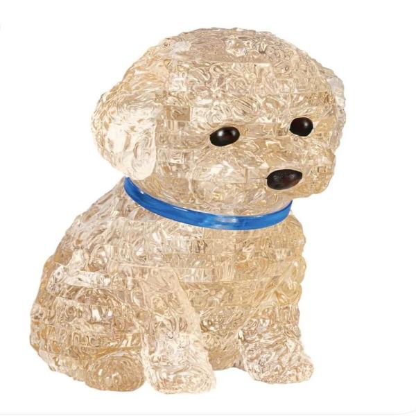 3D Crystal Puzzle - Toy Poodle Apricot