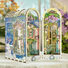 Tonecheer Giverny Garden Booknook DIY Wooden Kit