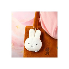 Miffy White Plush Purse Keychain