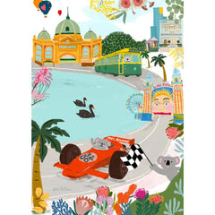 The Puzzle Collab Melbourne Grand Prix 500pc Puzzle