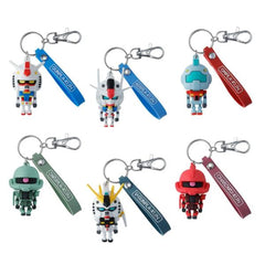 Bandai Gundam Aerpla-kun 3D Rubber Mascot Keychain
