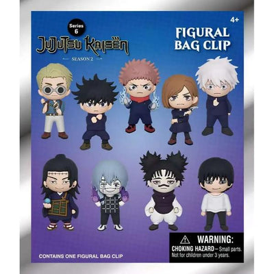 Jujutsu Kaisen – 3D PVC Bag Clips Series 6 Blind Bag