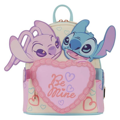 Loungefly Lilo & Stitch - Stitch & Angel Be Mine Mini Backpack