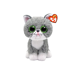 TY Beanie Boos - FERGUS Gray Cat - Regular