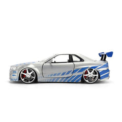 Fast & Furious – Brian’s 2002 Nissan Skyline GT-R (BNR34) 1:24 Scale