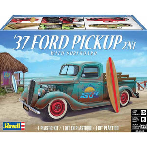 REVELL 1937 Ford Pickup Street Rod With Surf Board