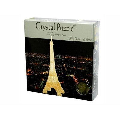 3D Crystal Puzzle - Gold Eiffel Tower