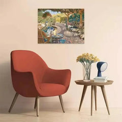 Ravensburger - Cozy Backyard Bliss Large Format 750pc Puzzle