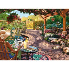 Ravensburger - Cozy Backyard Bliss Large Format 750pc Puzzle