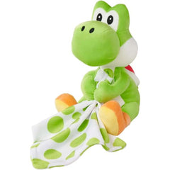 Super Mario - My Mario Yoshi with Blanket Plush Approx. 25cm