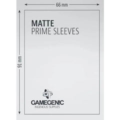 Gamegenic Matte Prime Card Sleeves Pink 100 Sleeves Per Pack 66mm x 91mm