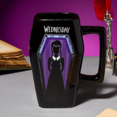 Wednesday Nevermore - Coffin Shaped Mug