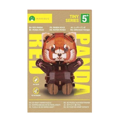 Makebug - 3D Kraft Paper Puzzle Tiny Red Panda